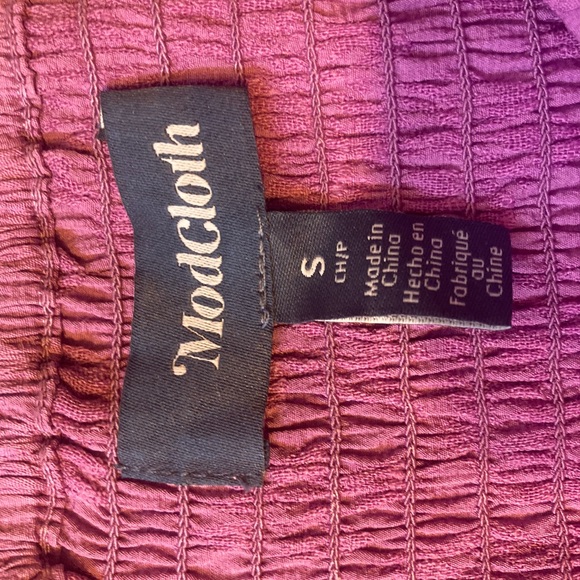 Adorable purple ModCloth top! - Picture 4 of 9